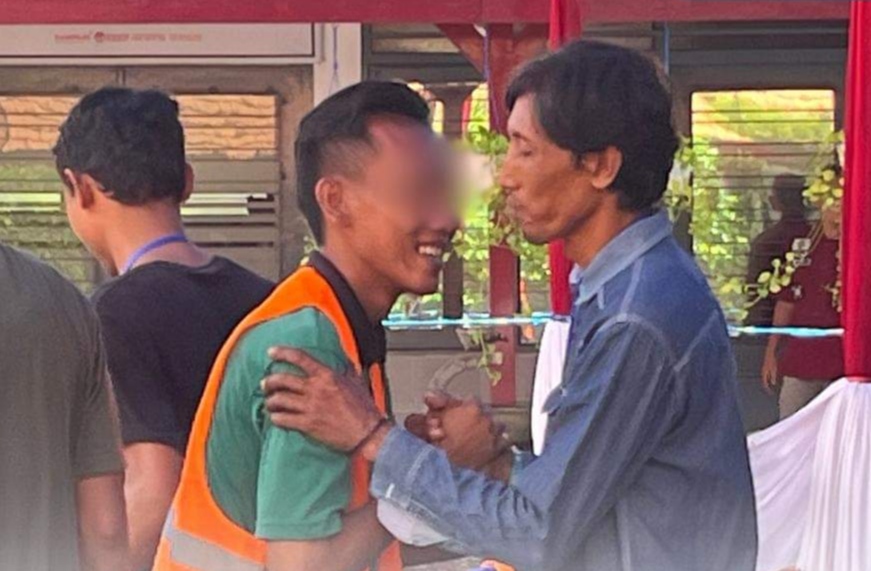 Kumpul Bersama Keluarga, Napi Lapas Tuban Rayakan Idul Fitri