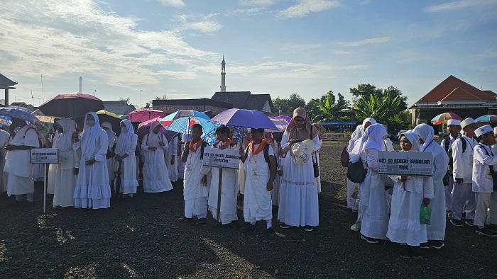 KKG PAI Jenu Gelar Manasik Haji Perdana untuk 500 Siswa SD