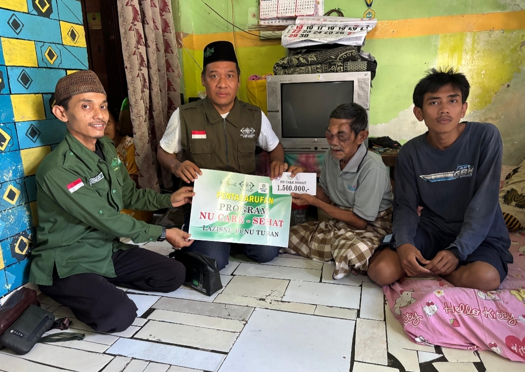 LAZISNU Tuban Bantu Penderita Kanker Asal Sukolilo, Ini Harapan Sang Pasien