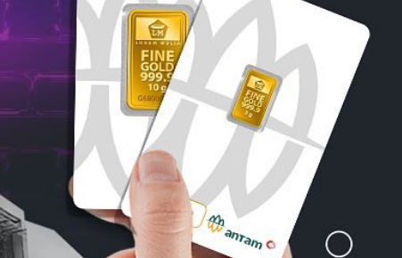 Harga Emas Antam Menguat di Level Rp1.327.000 Per Gram