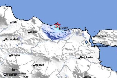 Setelah 3,3, Hari Ini Tuban Diguncang Gempa Tektonik Bermagnitudo 3,1