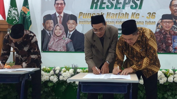 Harlah Ke-36, Tiga Guru Besar Universitas Islam Doron IAINU Tuban Buat Lompatan